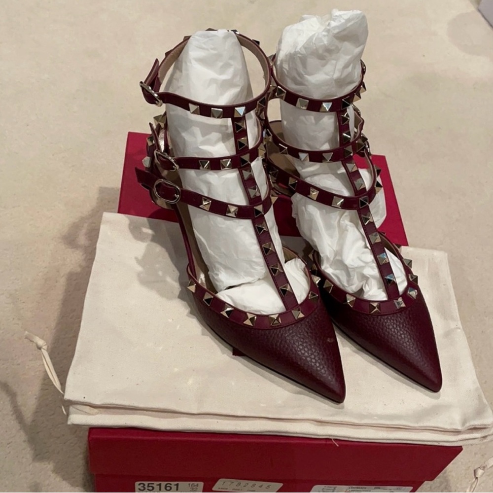 Valentino Burgundy heels
